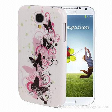 Butterfly Love Flower Pattern, Magic Color, Fluorescent Effect, Shimmering Powder Plastic Case